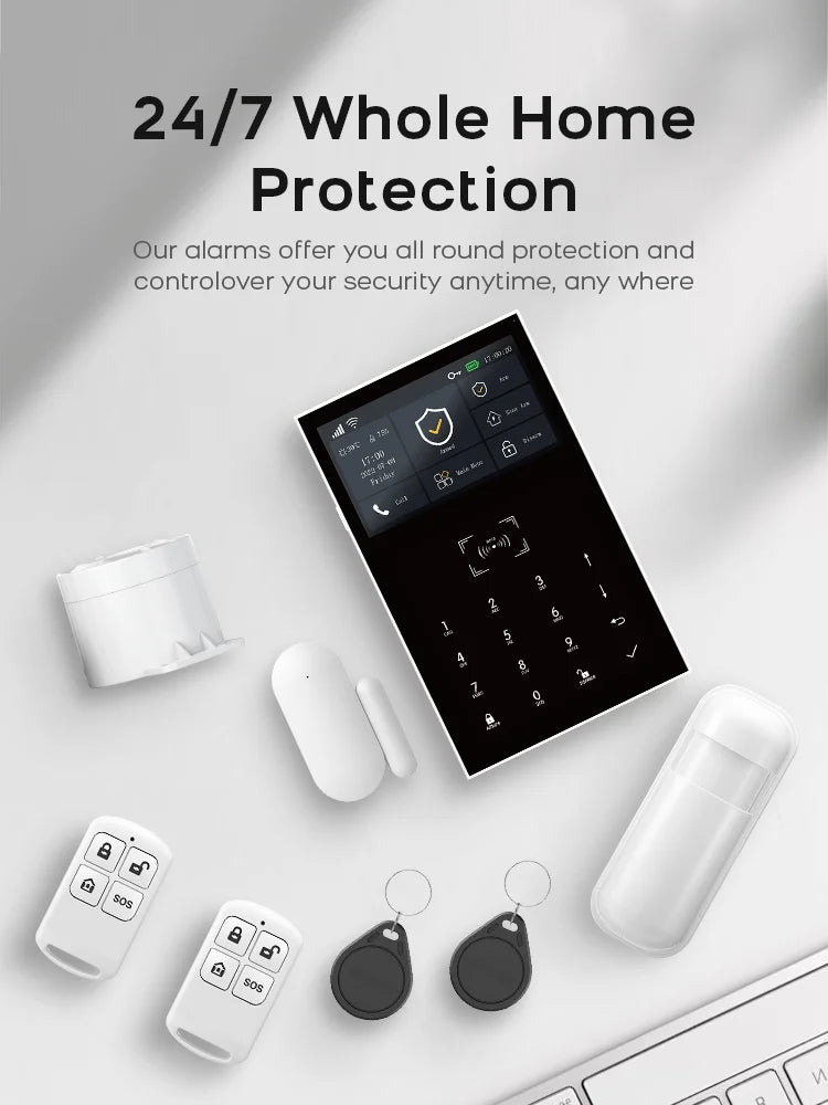 Smart 4G WiFi Home Alarm System