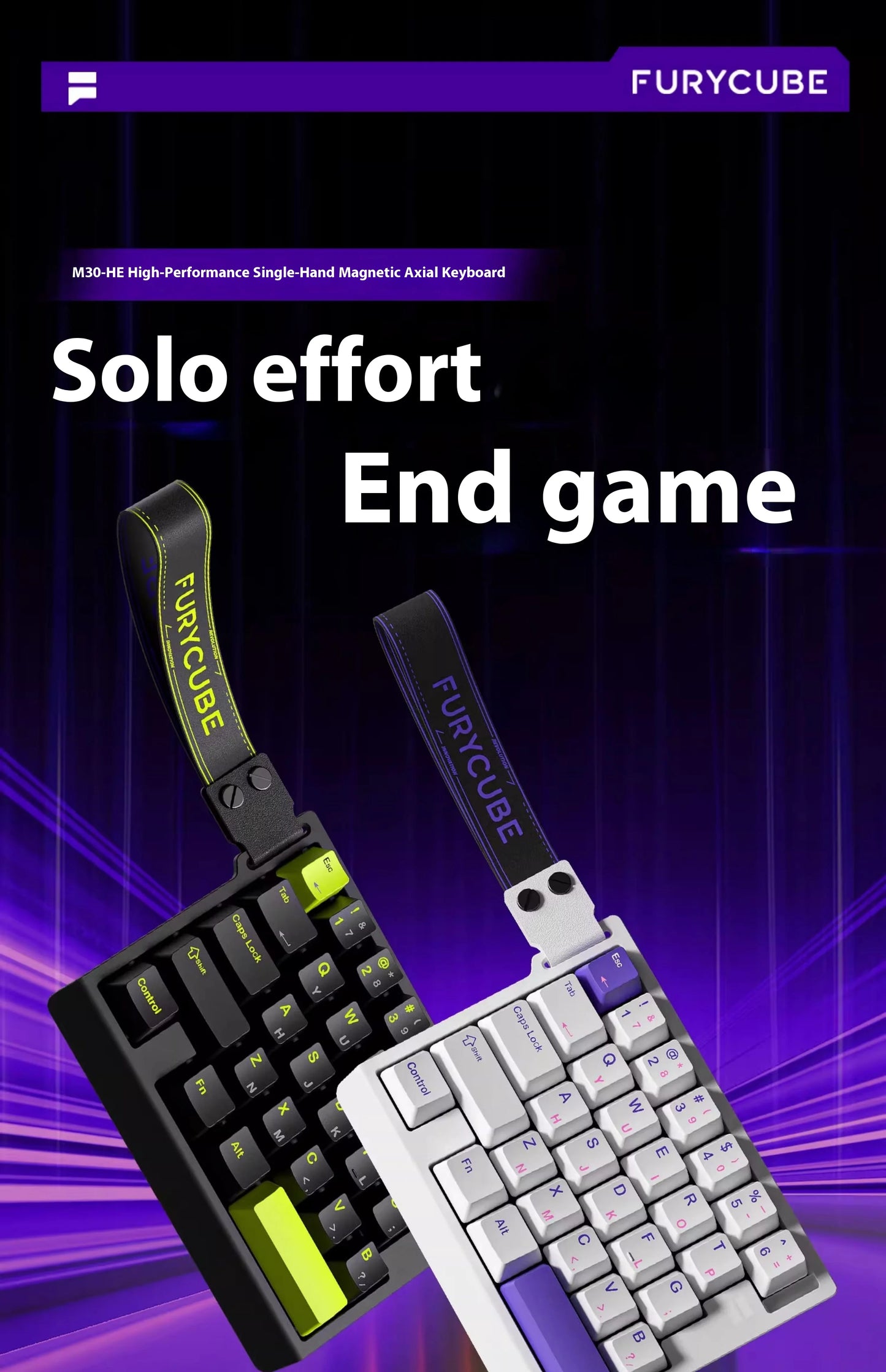 Magnetic Switch Single-Handed Mechanical Gaming Keyboard