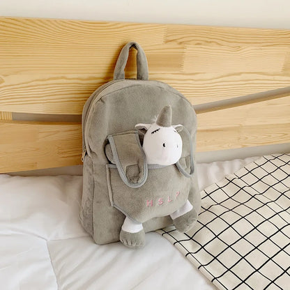 Cute Plush Animal Kids Backpack