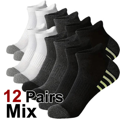 Men’s Breathable Mesh Sports Socks 6 Pairs