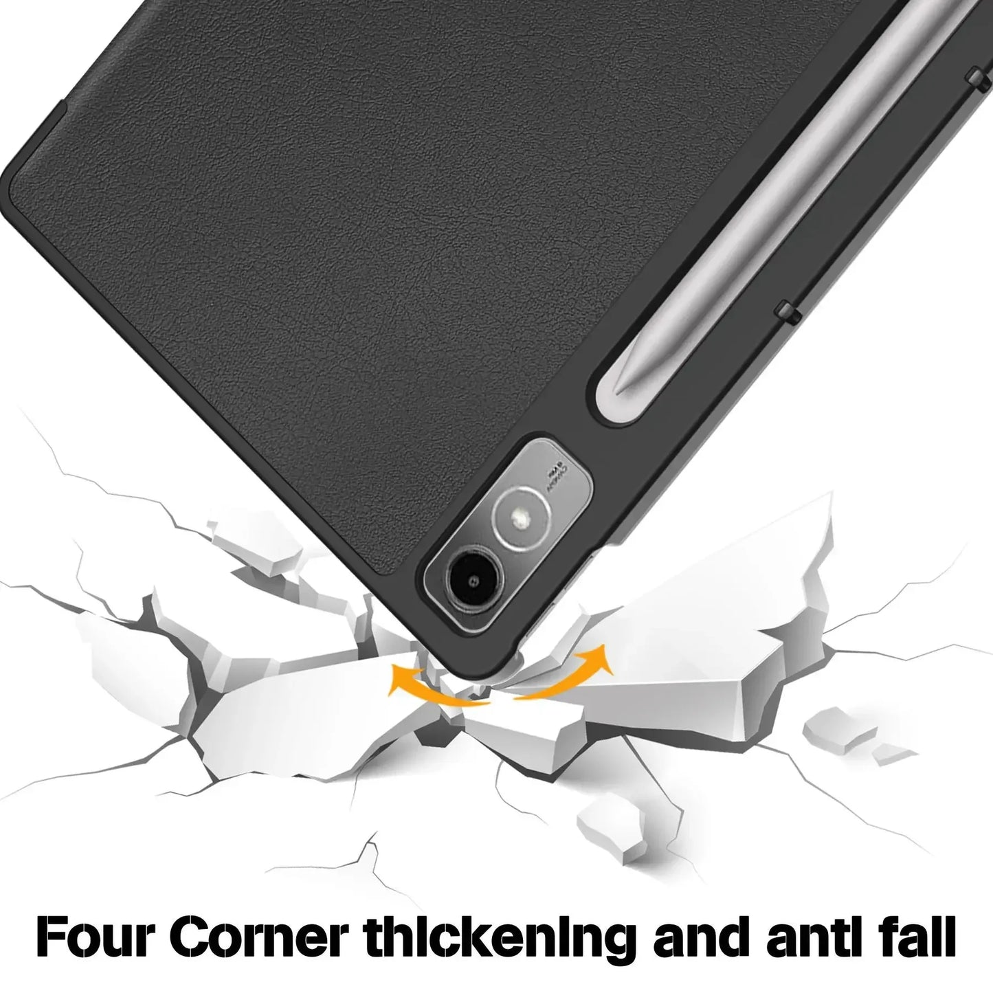 Lenovo Tab P12 12.7" Magnetic Tri-Fold Tablet Case
