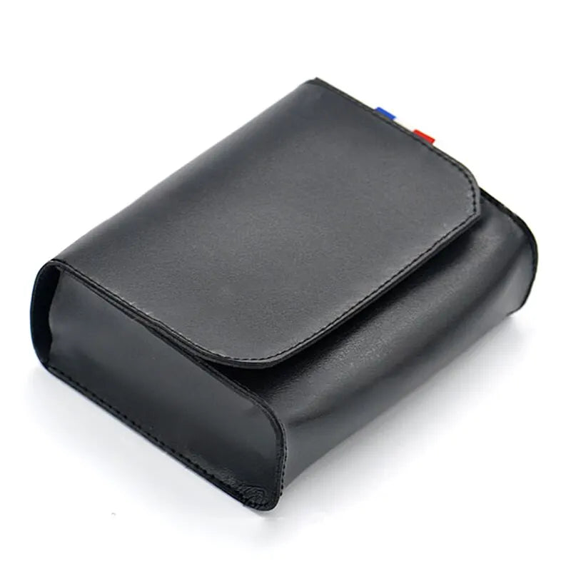 Compact PU Leather Cable & Charger Organizer