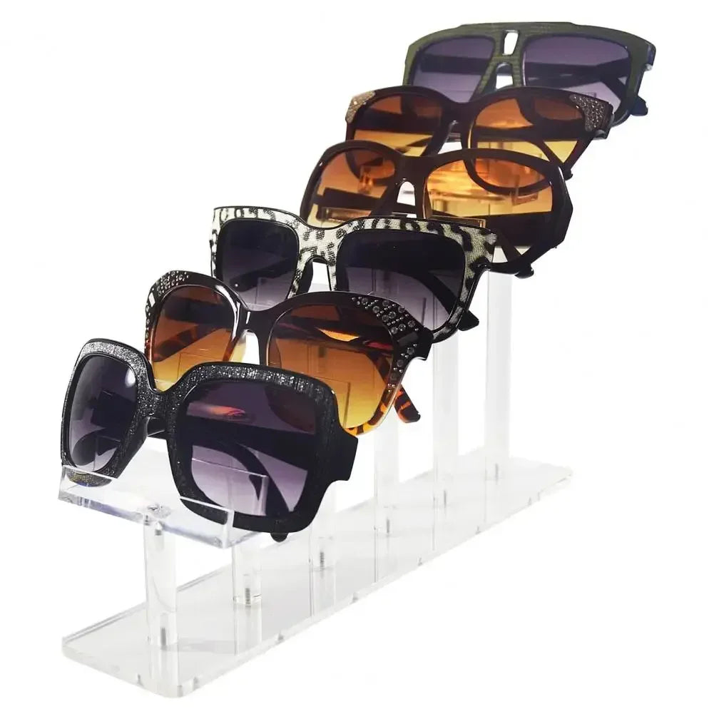 Acrylic Multi-Tier Glasses Display Stand
