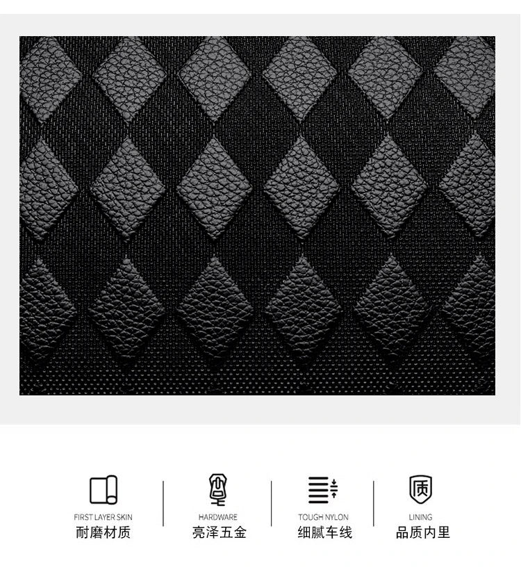 Plaid PU Leather Crossbody Shoulder Bag