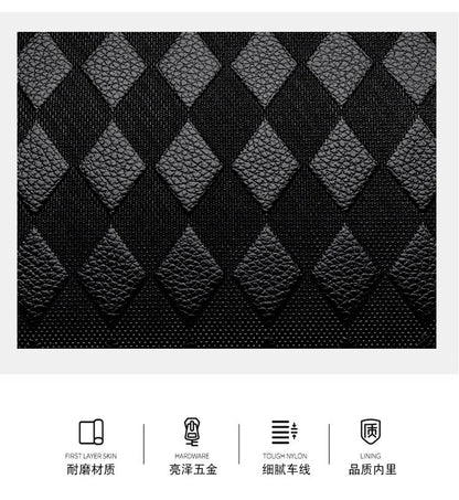 Plaid PU Leather Crossbody Shoulder Bag