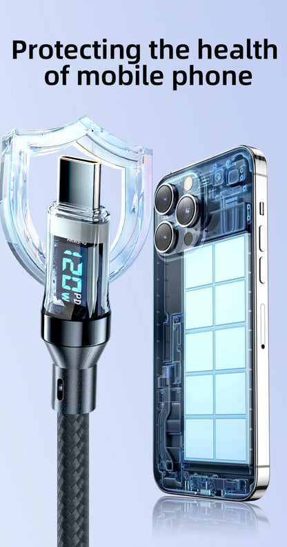 LCD Watt Display Charging Cable