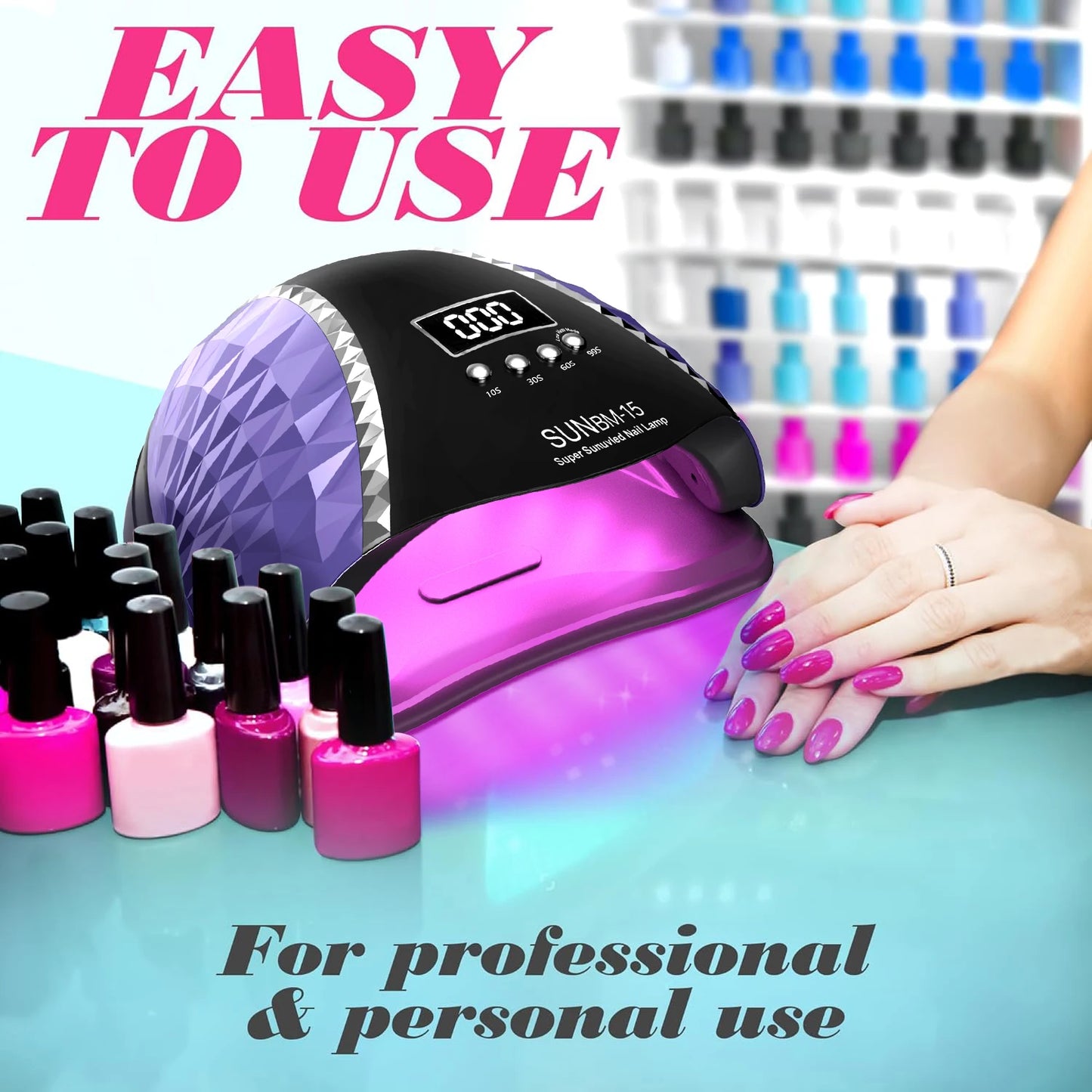 DianaBeauty UV LED Nail Lamp With Auto Motion Sensor