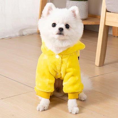 Warm Fleece Pet Hoodie