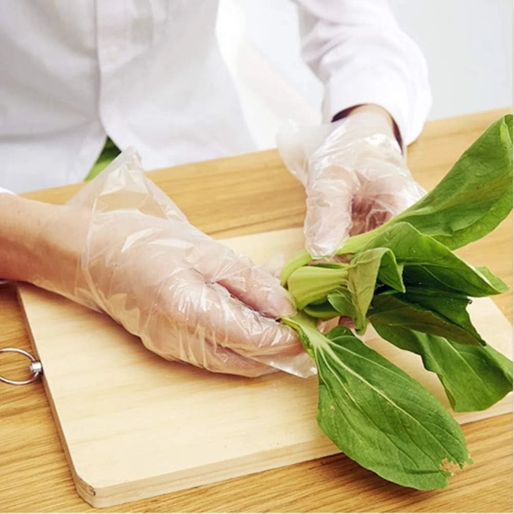 Disposable Food Handling Gloves for Cooking, Baking & Kitchen Cleaning