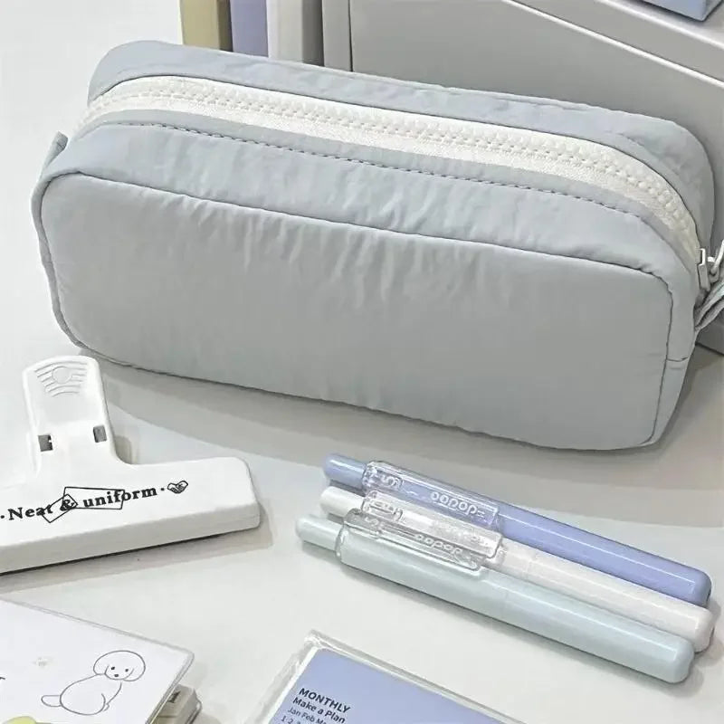 Minimalist Student Pencil Bag for School & Office Supplies