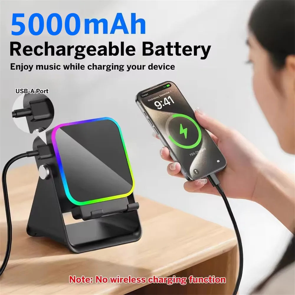Magnetic Bluetooth Speaker Phone Stand