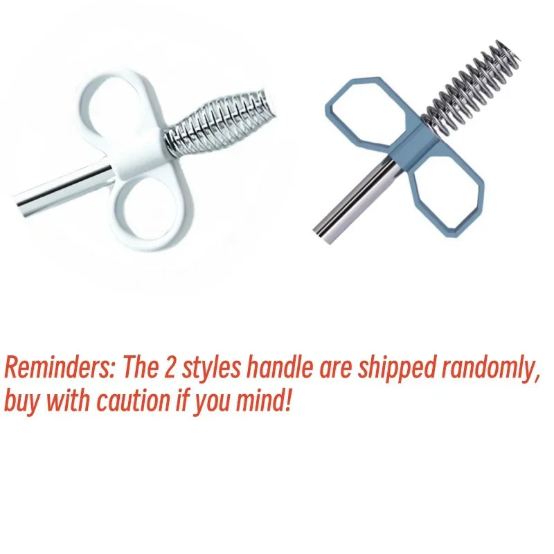 Stainless Steel Drain Cleaning Snake Tool