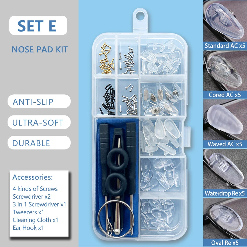 COLOUR_MAX  Silicone Nose Pads For Eyeglasses