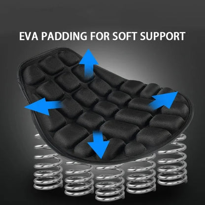 Motorcycle 3D Seat Cushion – Breathable EVA Comfort Cover