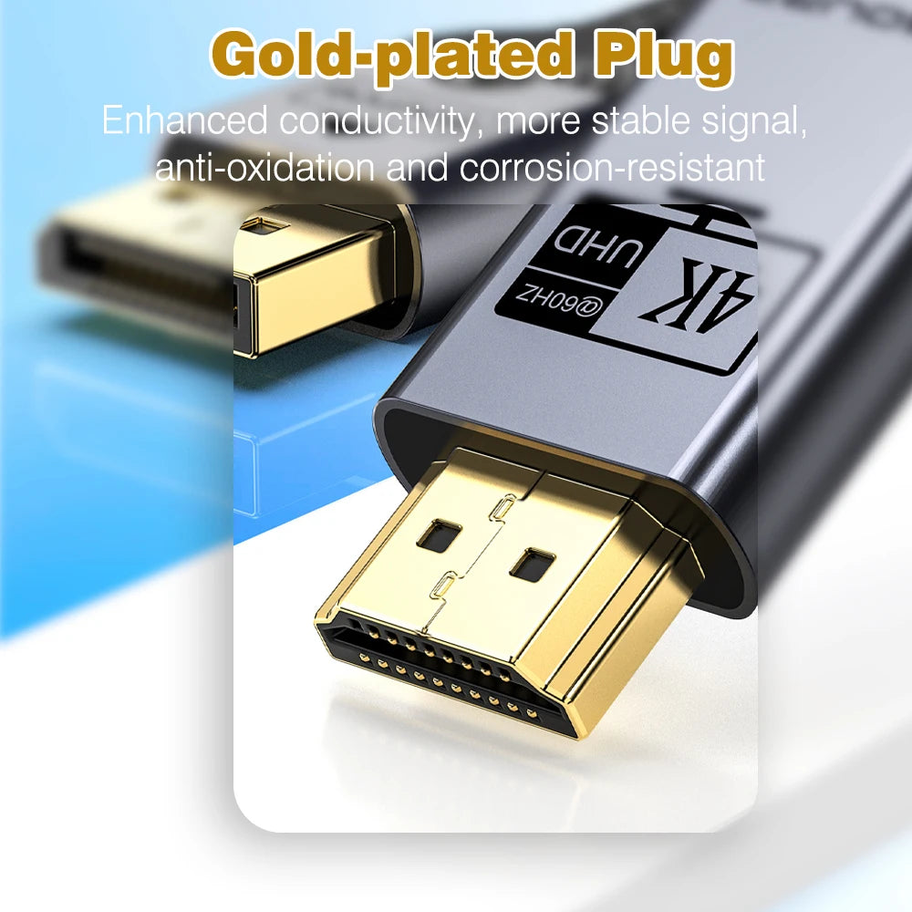 DisplayPort to HDMI 2.0 Cable