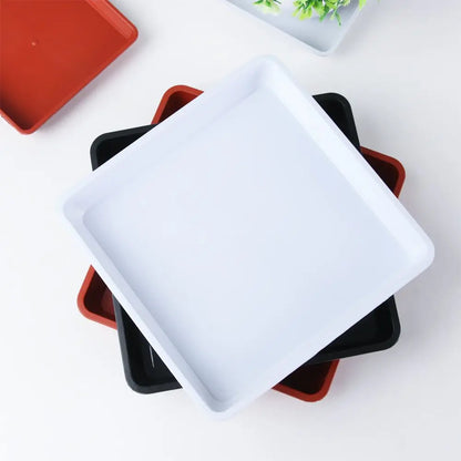 Square Plastic Plant Pot Saucer