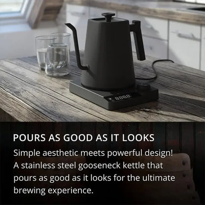 Stainless Steel Variable Temperature Gooseneck Coffee & Tea Kettle