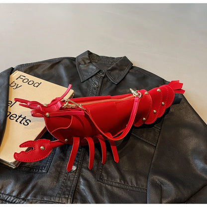 Shaped PU Leather Crossbody Bag