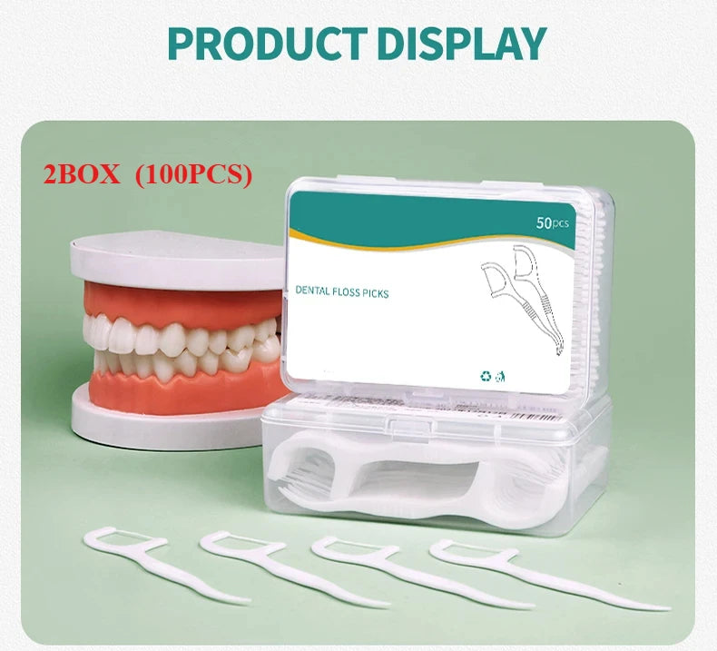 Disposable Dental Floss Sticks