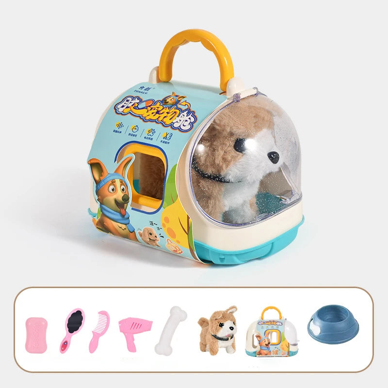Electronic Walking Plush Puppy Toy