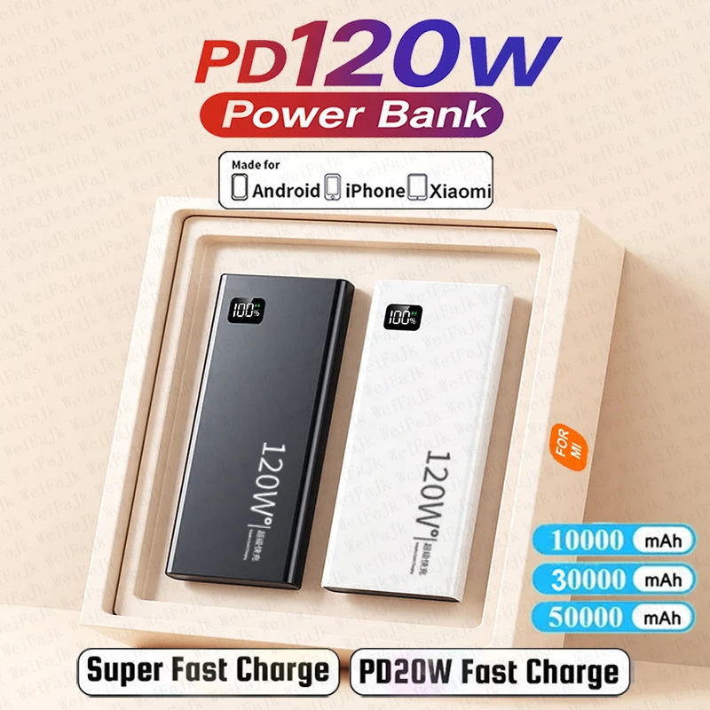 120W Fast Charging Power Bank