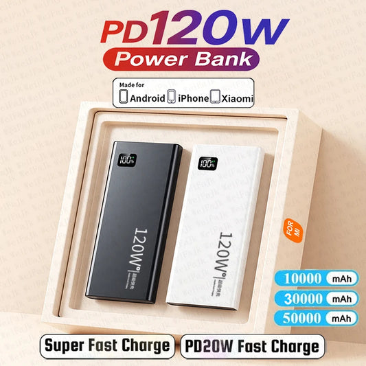 120W Fast Charging Power Bank
