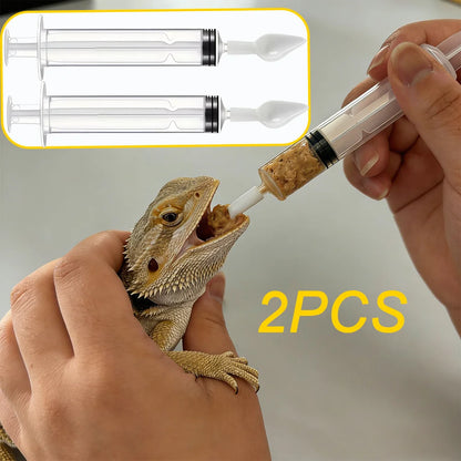 Reptile Feeding Syringe with Spoon Tip