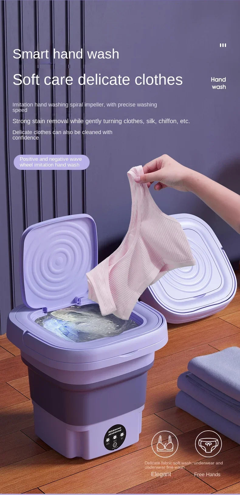 Foldable Mini Washing Machine