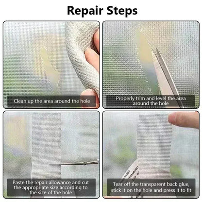 Self-Adhesive Window Screen Repair Tape