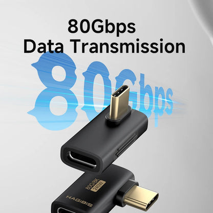 Hagibis USB-C 90° Right Angle USB4 Adapter