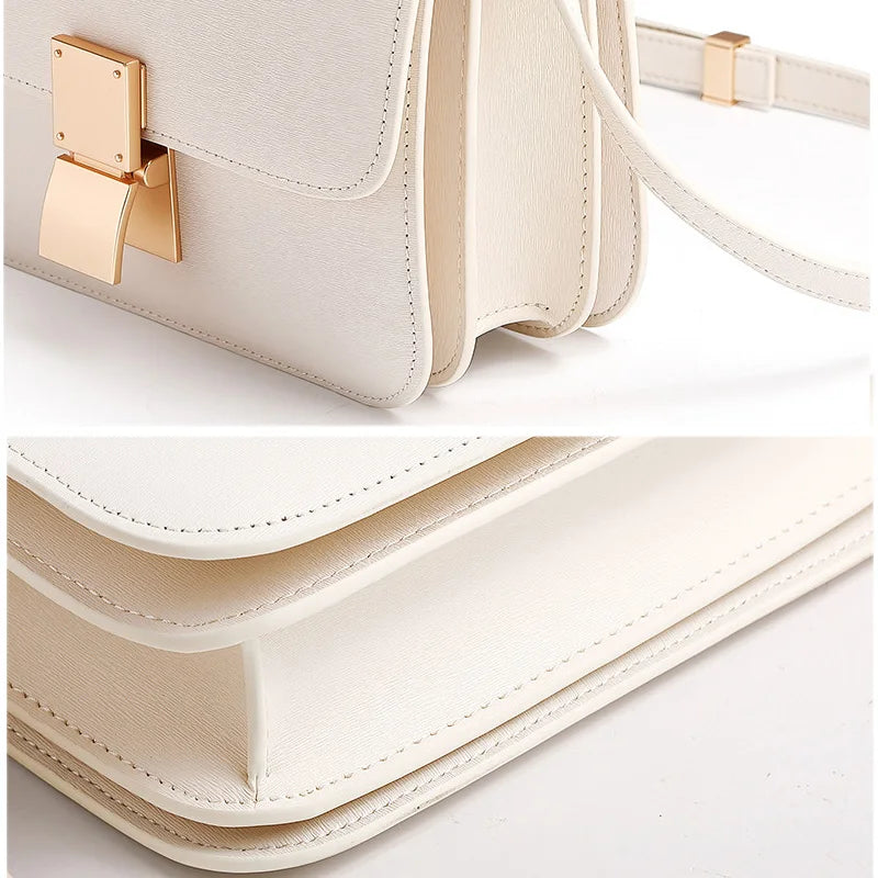 Retro Palm Texture Flap Messenger Bag