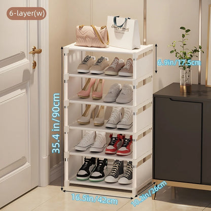 Space-Saving Shoe Rack