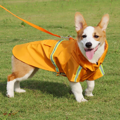 Waterproof Reflective Dog Raincoat
