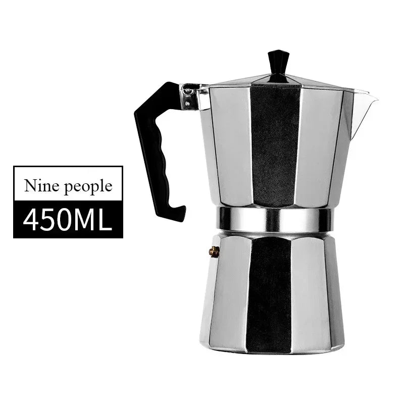 Classic Aluminum Moka Pot Espresso Maker