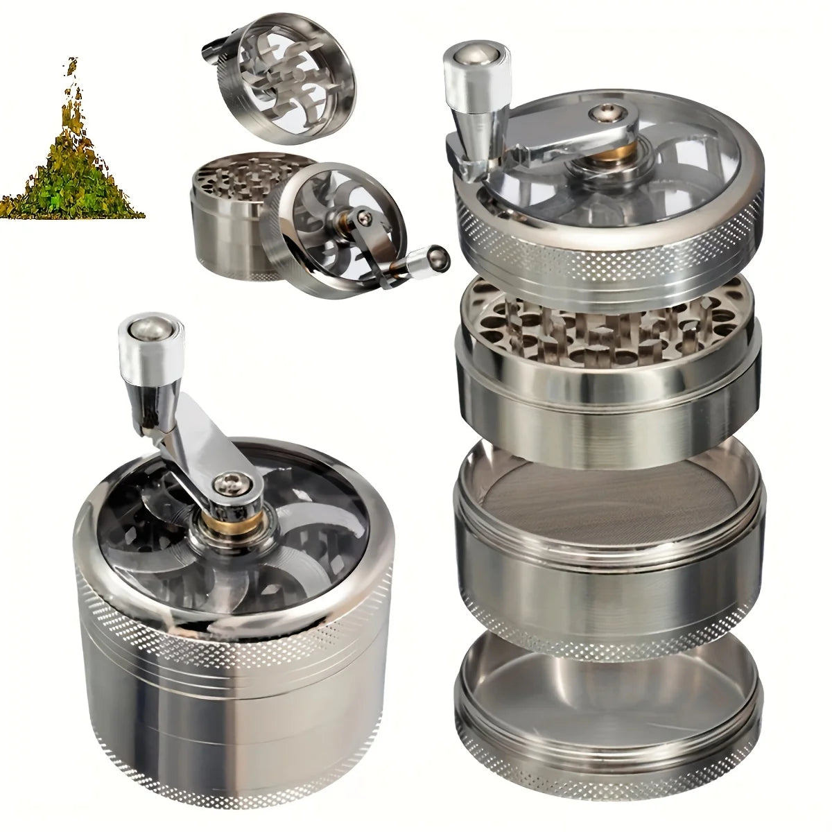 Stainless Steel Nutmeg & Spice Grinder