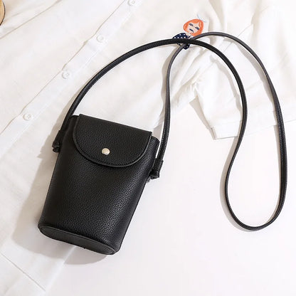 PU Leather Flap Crossbody Phone Bag