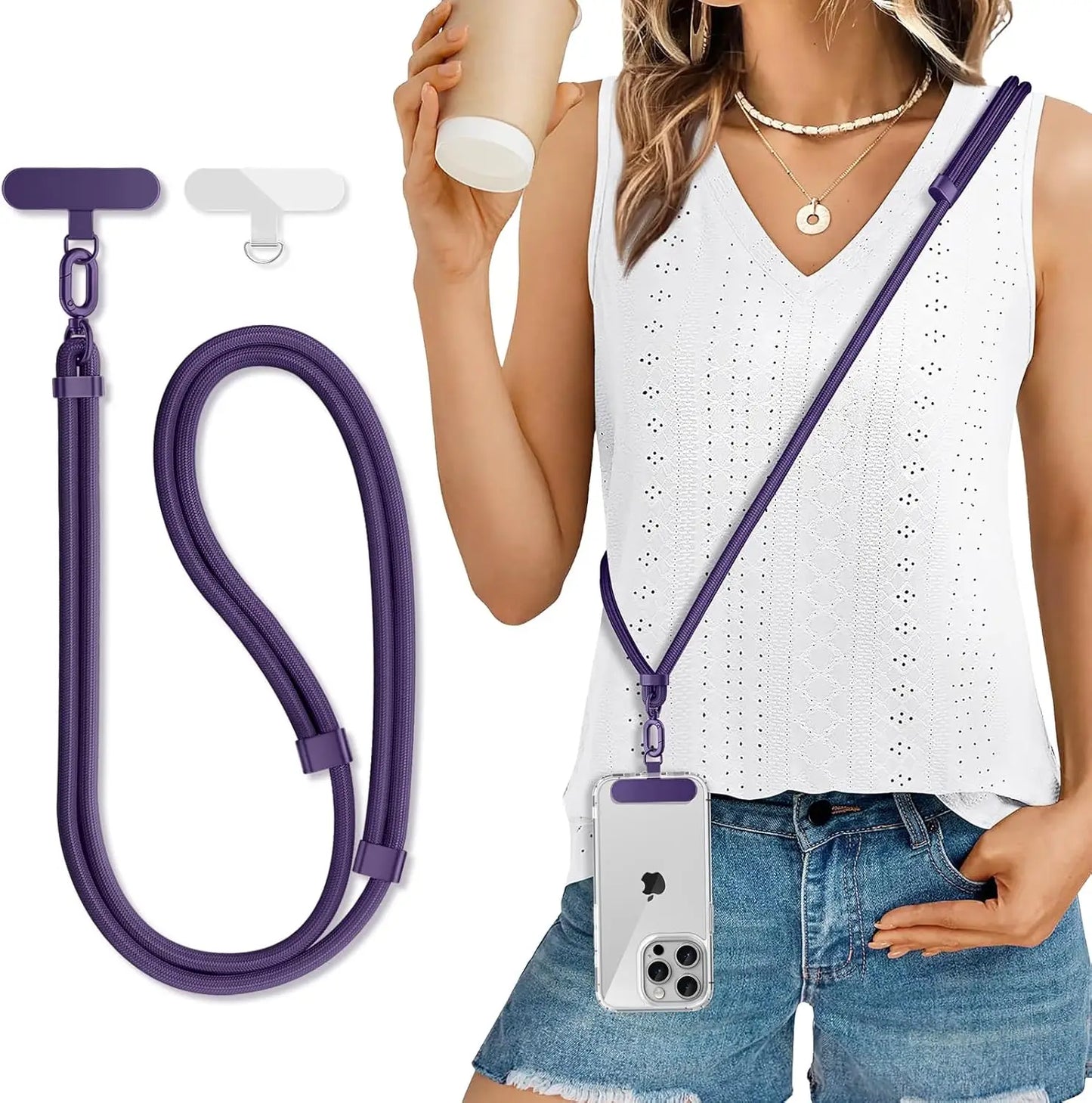 Adjustable Mobile Phone Strap Lanyard