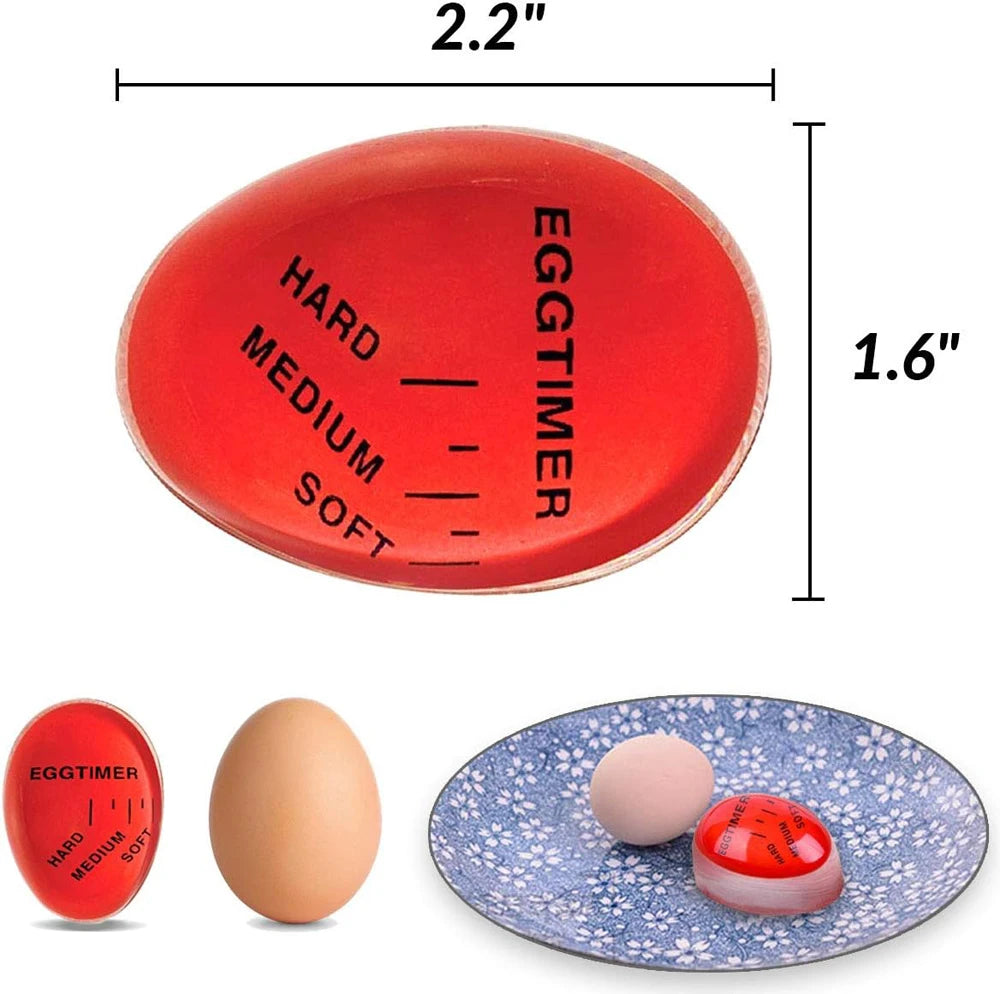 Heat-Sensitive Egg Cooking Indicator Kitchen Gadget