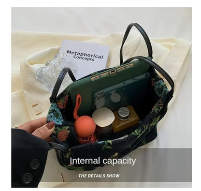 Silk Jacquard Shoulder Bag