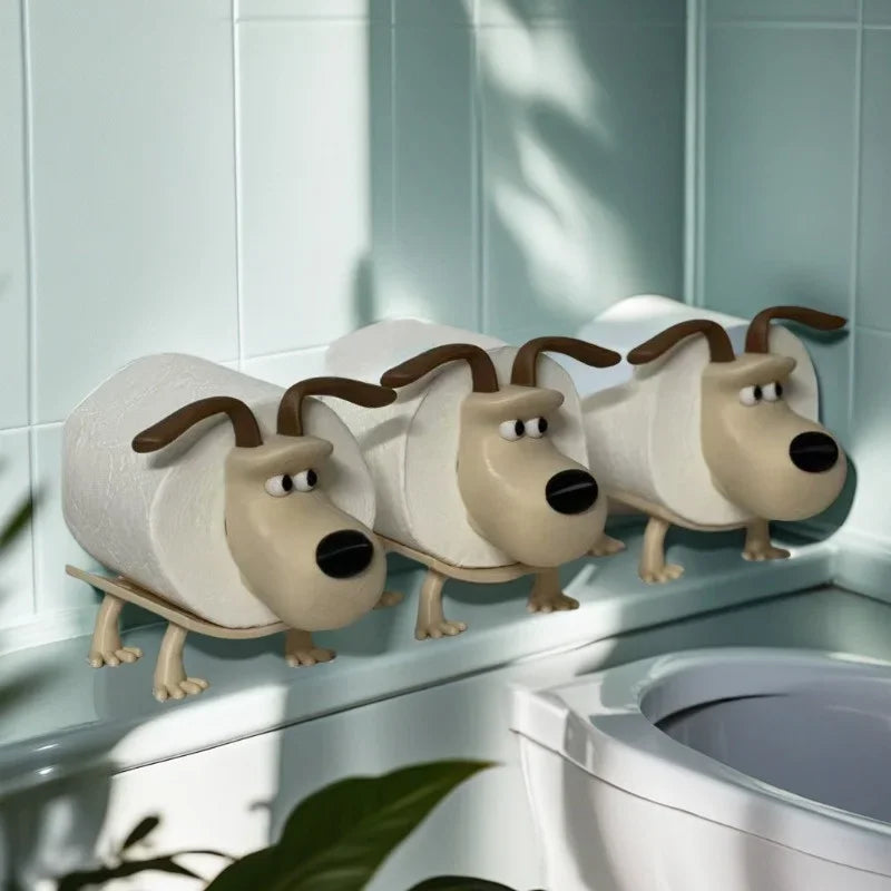 Puppy Toilet Paper Holder