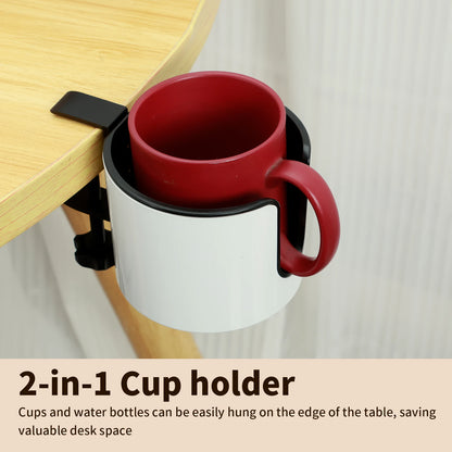 2-in-1 Desk Cup & Headphone Holder