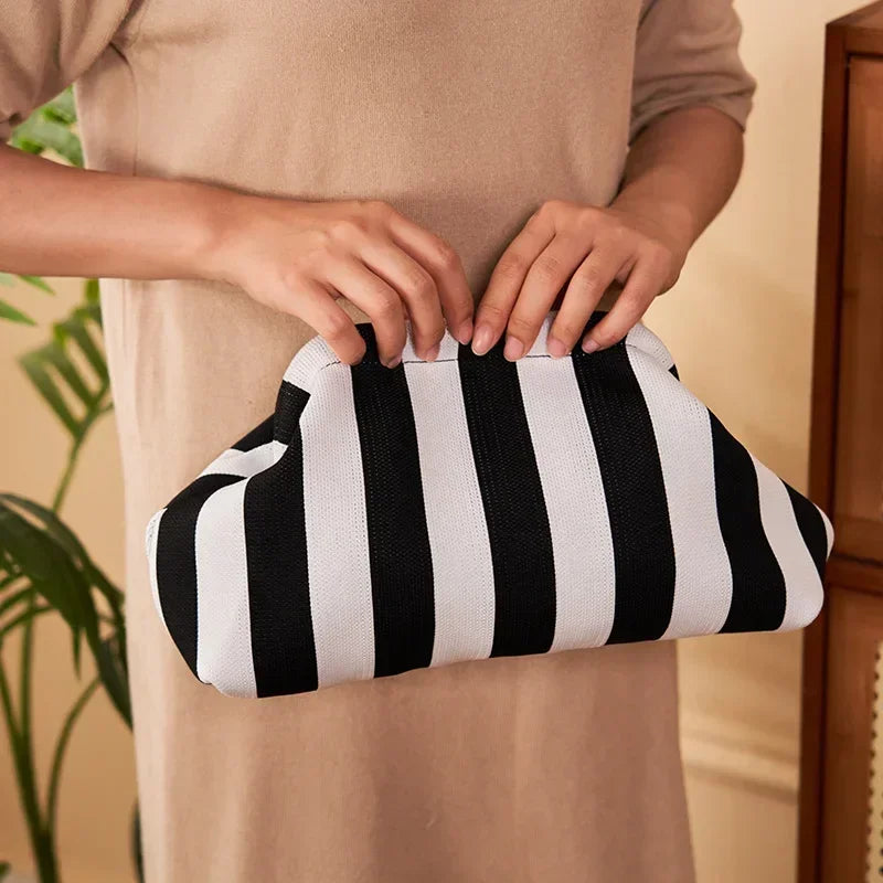 Summer Woven Crochet Beach Clutch Handbag