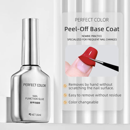 PERFECT COLOR No Wipe Gel Base & Top Coat Set