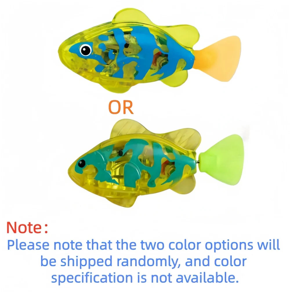 Light-Up Swimming Fish Bath Toy