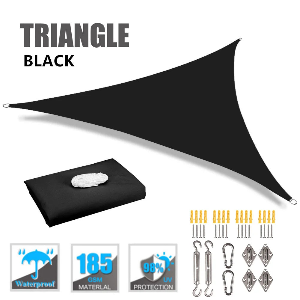 Waterproof Triangle Sun Shade Sail