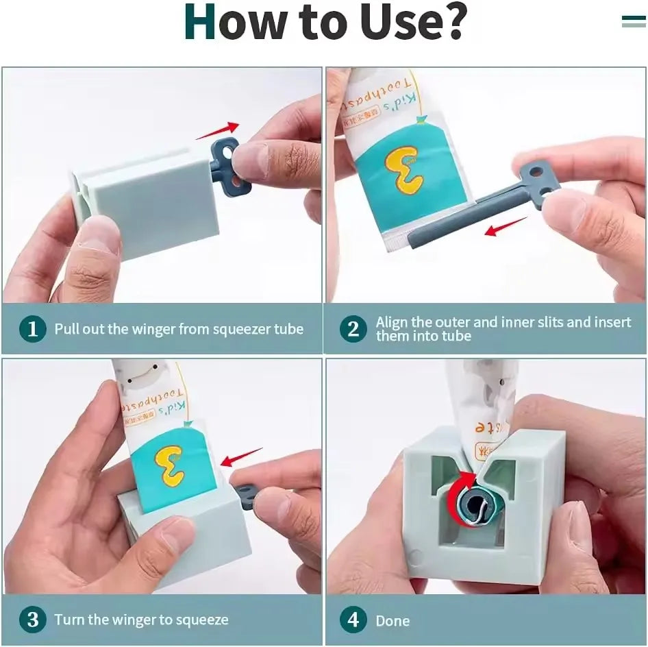 Toothpaste Tube Squeezer Dispenser