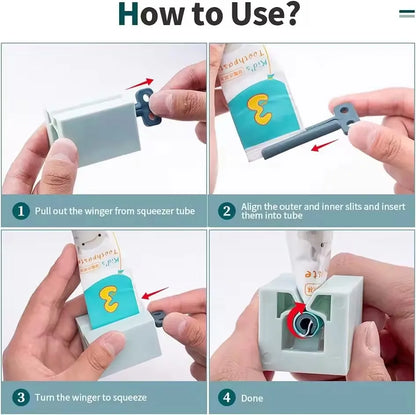 Toothpaste Tube Squeezer Dispenser