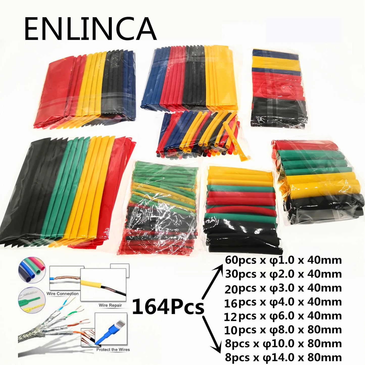 Heat Shrink Tubing Assortment Kit
