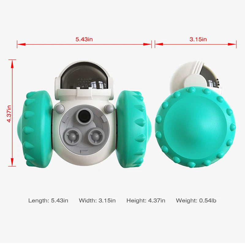 Interactive Dog & Cat Treat Dispensing Tumbler Toy