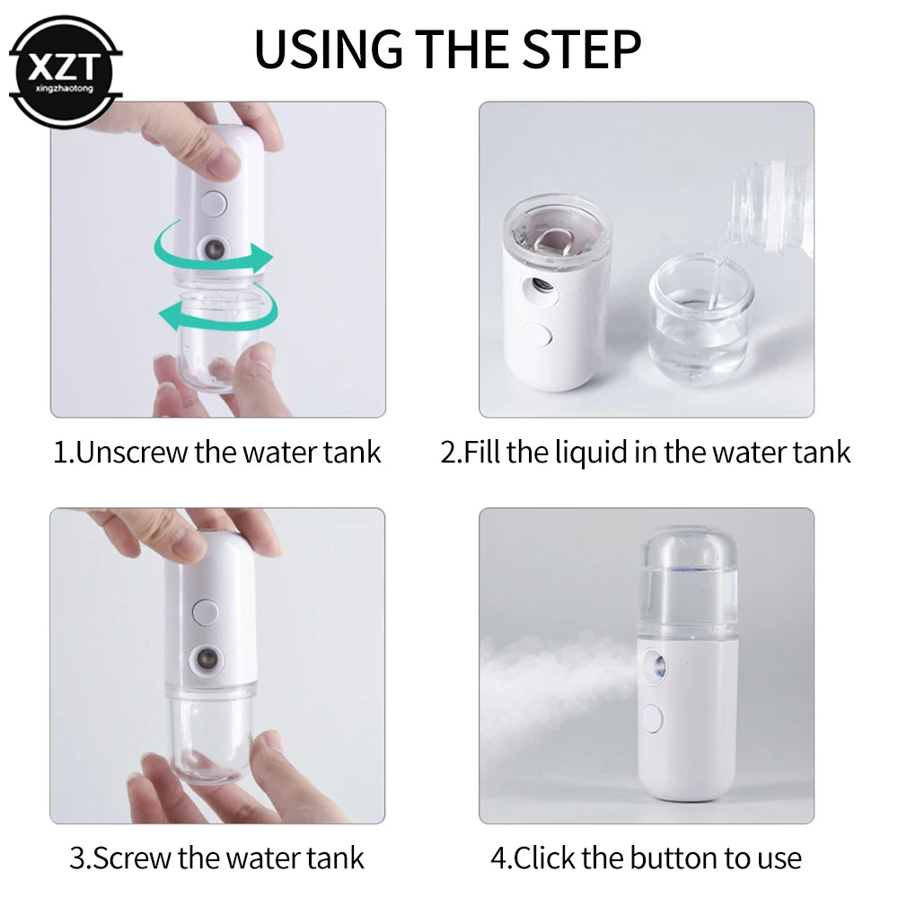 Portable Air Humidifier 30ml USB Atomizer